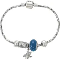 Faina Pulseira azul / prata
