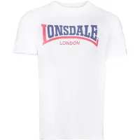 Lonsdale Camisa 'Two Tone' azul / vermelho / branco