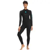 Roxy Fato De Neoprene De Manga Comprida Com Fecho De Correr Nas Costas Para Mulher 4/3 Mm Sr School