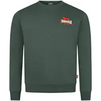 Lonsdale Sweatshirt 'Lympstone' verde escuro / vermelho / branco