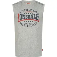 Lonsdale Camisa navy / acinzentado / vermelho