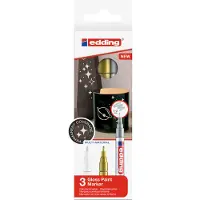 Edding Marcador 751 Gloss Paint 3 Unidades