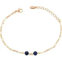 NAEMI Pulseira navy / ouro