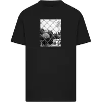 Mister tee Camisa 'Not Just A Game' cinzento / preto / branco