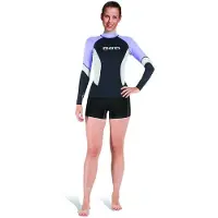 Mares Rash Guard Manga Comprida Rash Guard Upf Block +80 She Dives
