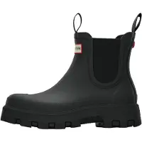 Hunter para mulher. FRU0005252 Botas de tornozelo Elements Chelsea pretas (37), Preto, Plano, Nenhum, Casual