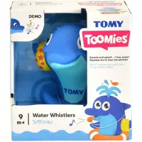 Tomy , Toomies, Water Whistlers Siffl'Eau, Bath Dolphin, Unissex, 9+ meses