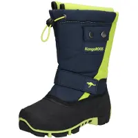 Kangaroos Bota de neve 'Kanga-Bean II' navy / lima / preto
