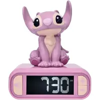 Disney Despertador Digital Com Luz Noturna De Anjo 3d