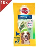 Mars Lanche Para Cães De Porte Médio Pedigree Dentastix Fresh 180g 10 Unidades