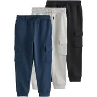 Next Calças navy / preto / offwhite