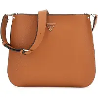 GUESS Mala de ombro 'Emiliya' castanho