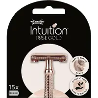 Wilkinson Sword sword Lâminas de ouro rosa de borda dupla Intuição (15 unidades)