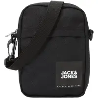 Jack & Jones Mala de ombro 'Jamie' preto / branco