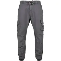 Urban Classics Calças cargo cinzento escuro