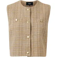 Mexx Blazer castanho / branco
