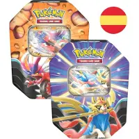Pokemon Trading Card Game Zacian/koraidon Ex Lata Grande Aleatória Latina Espanhol