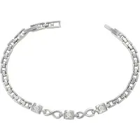 Faina Pulseira prata / transparente
