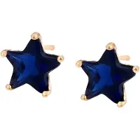 NAEMI Brincos azul real / ouro