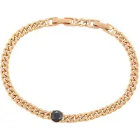 Gaya Pulseira ouro rosa / preto