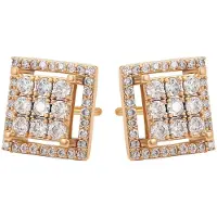 NAEMI Brincos ouro / transparente