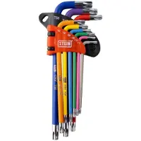 Stein Chave Torx Set With Hole 9 Pieces Long