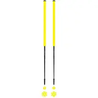 Les batons d'Alain - Bastões ski - Citron para Unissexo - Tamanho 115 cm - Amarelo