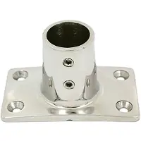 Oem Marine Suporte Retangular De 90° Aço Inoxidável