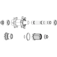Zipp Corpo Do Freehub Zm2sl Sram Xd