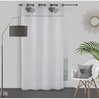 Soleil D Ocre Cortinas LOVE - Cinza - 135x250 cm