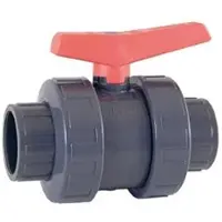Cepex Válvula De Esfera Padrão 02490 Ø50 Fêmea Com Soquete Para Solvente Anéis De Vedação Em Fpm Com Ponto Verde