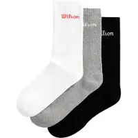 Wilson Meias Crew Logo 3 Unidades