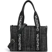 Valentino Shopper 'Sac Cabas Candle Nero/Multicolor' preto