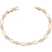NAEMI Pulseira ouro / branco