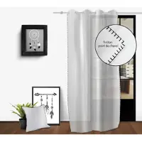 Soleil D Ocre Cortinas SPIRIT - Branco - 135x250 cm