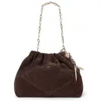 Ba&sh para mulher. 2H25MJTS Bolsa de couro June marrom escuro (OSFA), Casual