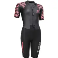 Zoggs Shorty De Manga Curta Para Mulher Rusher Pro
