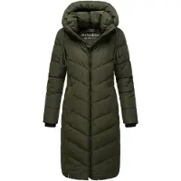 NAVAHOO Sobretudo de inverno 'Sahnekatzii XIV' verde escuro