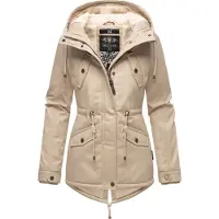 MARIKOO Parka de inverno 'Manolya' bege