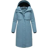 NAVAHOO Sobretudo de inverno 'Eismelodie 14' azul