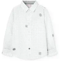 Boboli Camisa De Manga Comprida Poplin Printed