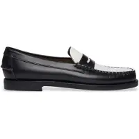 Sebago para mulher. 7001530 Mocassins clássicos Dan em couro preto (39), Plano, Nenhum, Casual