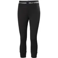 Helly Hansen para mulher. 49381 Calça térmica 3/4 Lifa Merino Midweight preta (XS), Preto, Homewear, Lã