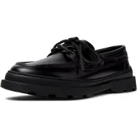Camper para homem. K101067-002 Mocassins de pele Brutus+ preto (44), Couro, Plano, Nenhum, Clássico
