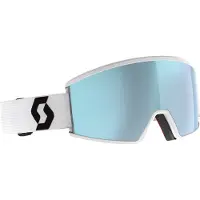 SCOTT - Máscaras ski - Ambit Compact Mineral White/Black AMP Ice Chrome S2 para Unissexo - Branco