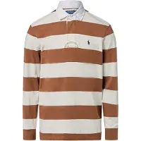 Ralph Lauren Camisa bege / castanho / branco