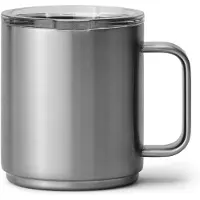 Yeti Rambler Stackable Mug 2.0 10oz Mag Slider Lid, Stainless Steel, copo térmico empilhável com tampa, 295 ml