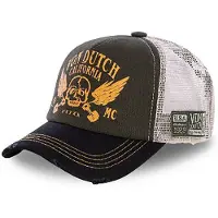 Von Dutch Boné 'Gorra marron crew5 trucker cap' castanho