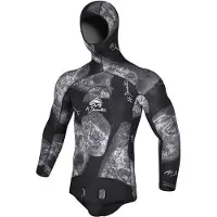 H.dessault By C4 Colete De Pesca Submarina Black Side 5 Mm