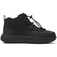 Timberland para menino. TB0A64DR0151 GreenStride Motion 6 sapatos de montanha em pele com atacadores de cano baixo preto (31), Couro, Plano,